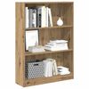 vidaXL Libreria Rovere Artigianale 80x24x109 cm in Legno Multistrato