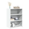 vidaXL Credenza Bianca 70x41x93 cm in Legno Multistrato