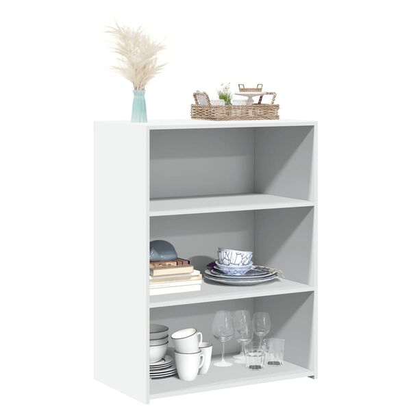 vidaXL Credenza Bianca 70x41x93 cm in Legno Multistrato