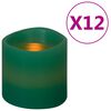 vidaXL Candele Elettriche a LED 12 pz Bianco Caldo