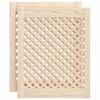 vidaXL Ante con Design a Reticolo 2 pz 49,5x61,5 cm in Legno di Pino