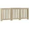 vidaXL Copertura Termosifone Rovere Sonoma 205x21,5x83,5cm Multistrato