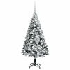vidaXL Albero di Natale artificiale con 150 LED Bianco 150 cm