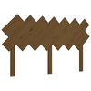 vidaXL Testiera per Letto Ambra 141x3x80,5 cm Legno Massello di Pino
