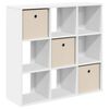 vidaXL Credenza con cassetto Bianco 88,5 x 29 x 84,5 cm