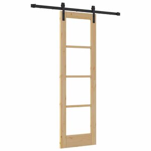 vidaXL Porta scorrevole ORKDAL Naturale 61 x 198,5 cm