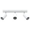 vidaXL Faretto da soffitto Bianco 38 x 5,5 x 16,5 cm Metallo