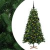 vidaXL Albero di Natale artificiale con palline 120 cm 150 LED