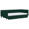 vidaXL Divano Letto Estraibile Cassetti Verde Scuro 100x200cm Velluto