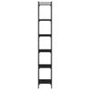 vidaXL Libreria a 6 Ripiani Nera 40x30x188 cm in Legno Multistrato
