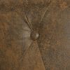vidaXL Divano Chesterfield a 2 posti marrone in similpelle