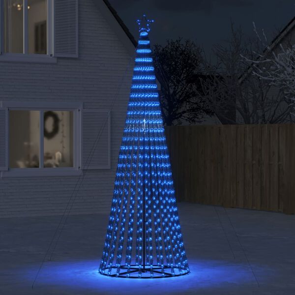 vidaXL Albero di Natale a LED 688 LED Blu 300 cm