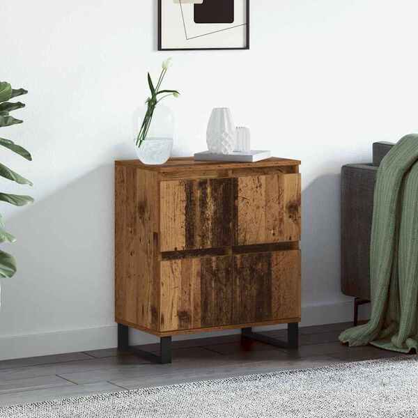 vidaXL Credenza Legno vecchio 60 x 35 x 70 cm