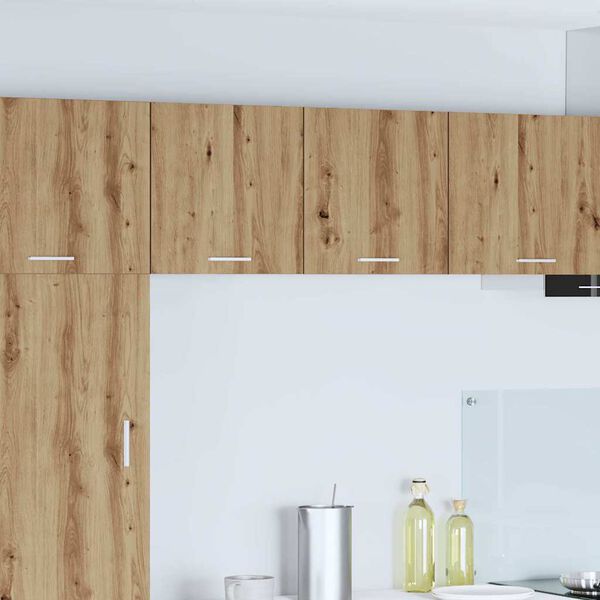 vidaXL Armadio pensile Rovere Artigiano e Bianco 40 x 31 x 40 cm