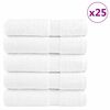 vidaXL Asciugamani da bagno Premium SOLUND 25 pz Bianco 100x150 cm 600 g/m&sup2;