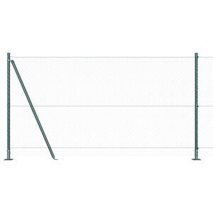 vidaXL Recinzione esagonale con base in cemento 10 x 1,2 m Verde Rete