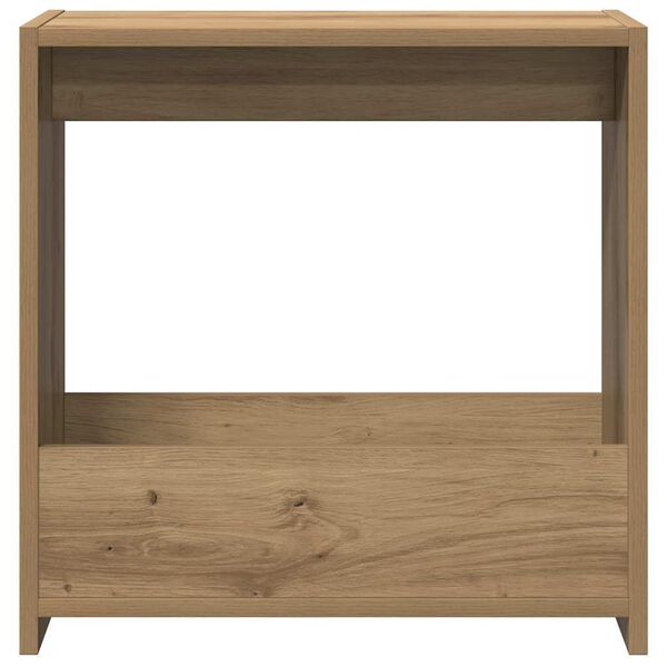 vidaXL Tavolino Rovere Artigianale 50x26x50 cm in Legno Multistrato