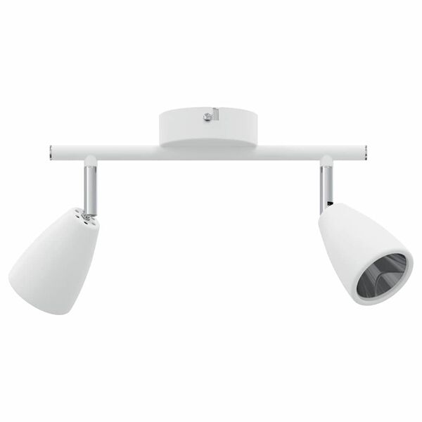 vidaXL Faretto da soffitto Bianco 25.5 x 8 x 16 cm Metallo