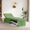 vidaXL Divano Letto Verde chiaro 67 x 194 x 38 cm Velluto