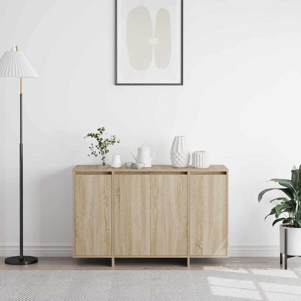 vidaXL Credenza rovere sonoma 120 x 41 x 75 cm Legno multistrato
