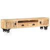 vidaXL Mobile Porta TV 150x30x37 cm in Legno Massello di Mango