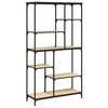 vidaXL Libreria Rovere Sonoma 99x35,5x176 cm Legno Multistrato Acciaio