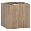 vidaXL Mobile da Bagno a Parete 46x25,5x40cm in Legno Massello di Teak