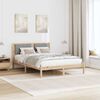 vidaXL Letto con Testiera Rivestita Grigio chiaro 120 x 190 cm