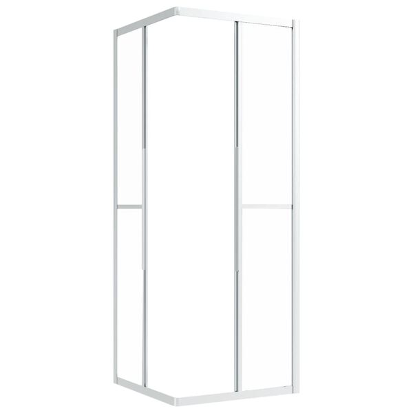 vidaXL Cabina Doccia ESG Smerigliato 80x80x180 cm