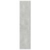 vidaXL Armadietto a Specchio per Bagno 60x15x75 cm MDF Grigio Cemento