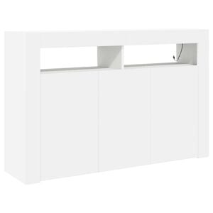 vidaXL Credenza Bianco 116 x 30 x 75 cm Legno ingegnerizzato