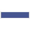 vidaXL Tenda Laterale Retrattile per Patio 140x600 cm Blu