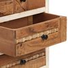 vidaXL Cassettiera 45x30x105 cm in Legno Massello di Recupero