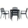 vidaXL Set da Pranzo per Giardino 5 pcs Antracite