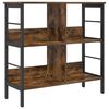 vidaXL Libreria 4 livelli 82 x 32 x 79 cm Legno ingegnerizzato