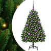 vidaXL Albero di Natale artificiale 120 cm 150 LED Bianco caldo Verde