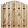 vidaXL Cancello da Giardino in Legno di Pino Impregnato 100x100 cm