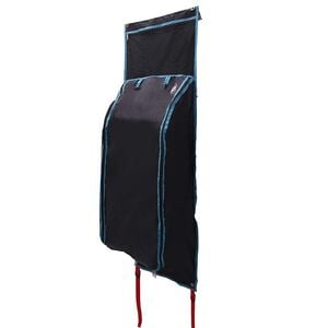 vidaXL Sacchetto per Stoccaggio Nero e Blu 140 x 43 cm Oxford