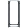 vidaXL Rastrelliera per Legna da Ardere Antracite 25x25x60 cm