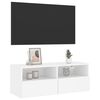 vidaXL Mobile TV a Parete Bianco 80x30x30 cm in Legno Multistrato