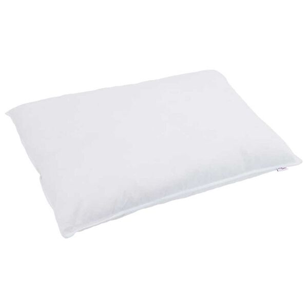 vidaXL Cuscino con cuscino Bianco 50 x 70 cm Piuma