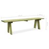 vidaXL Panca da Giardino 170 cm in Legno di Pino Impregnato