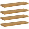 vidaXL Scaffale da parete 4 pz Beige 80 x 23,5 x 3,8 cm