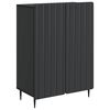 vidaXL Credenza Nero 66 x 34,5 x 92 cm Legno ingegnerizzato
