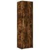 vidaXL Credenza Rovere Fumo 50x42,5x185 cm in Legno Ingegnerizzato