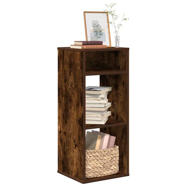 vidaXL Libreria Rovere Fumo 34x31x80 cm in Legno Multistrato