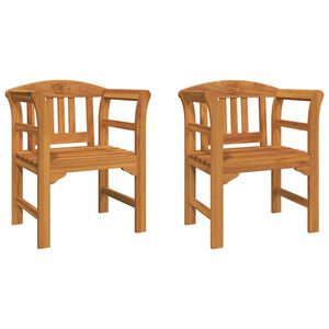 vidaXL panchina Finitura ad Olio Naturale 68,5 x 46 x 82,5 cm