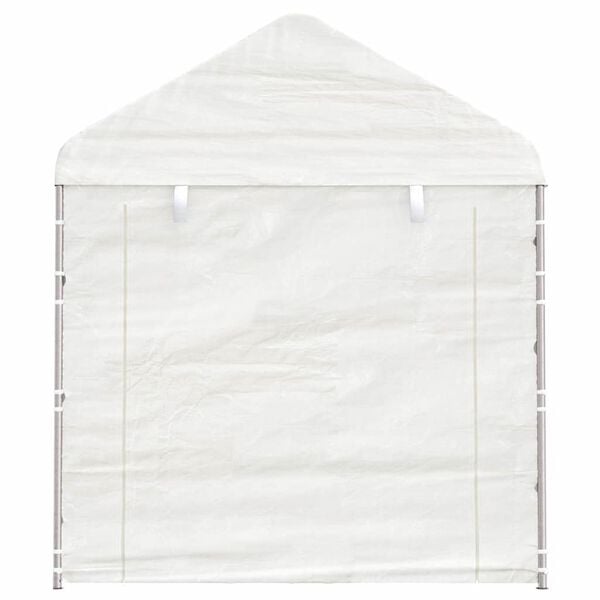 vidaXL Gazebo con Tetto Bianco 2,28x2,23x2,69 m in Polietilene