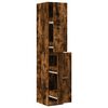 vidaXL Armadietto da Farmacia Rovere Fumo 30x41x174,5 cm in Truciolato