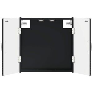 vidaXL Armadio per Dartboard UTRECHT Nero 52,5 x 10,5 x 53,5 cm